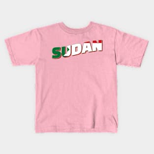 Sudan Vintage style retro souvenir Kids T-Shirt